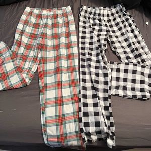 Two pajama pants set. One pair is Calvin Klein the other I have no clue.